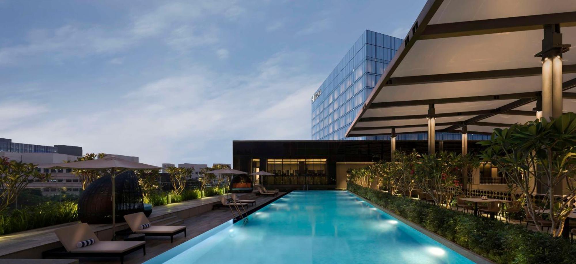 Hilton Bengaluru Embassy Manyata Business Park 호텔 외부 사진