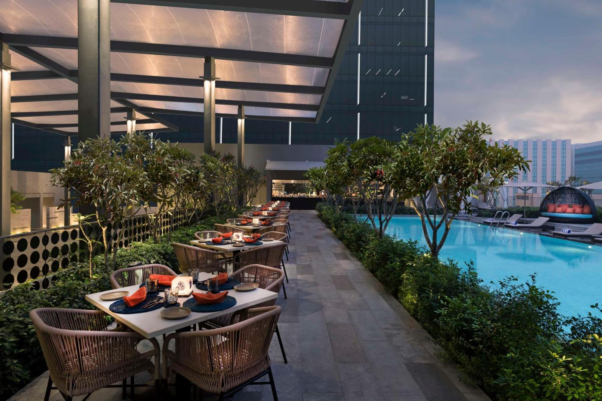 Hilton Bengaluru Embassy Manyata Business Park 호텔 외부 사진